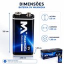 Ver imagem 5 de Kit 10 Bateria 9V Caixa Original Pilha Energy Pack Longa Duracao Eletronicos Alarmes Controles Repos
