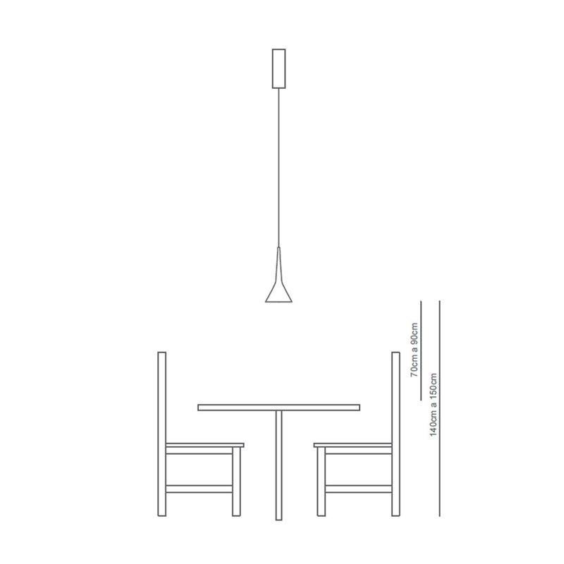 Pendente Led Alumínio 11w 3000k Luz Amarela Ø12cm Yamamura - 3