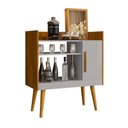 Ver imagem 3 de Aparador Buffet Cantinho do Café Ii com Nichos Naturalle Off White Bechara