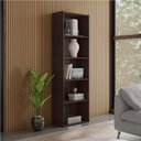Ver imagem 2 de Estante Livreiro Luiza 4 Prateleiras Castanho Ajl