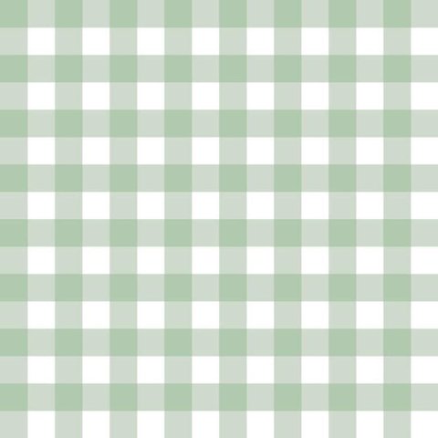 Papel de Parede Doce Estilo Xadrez Verde 82281