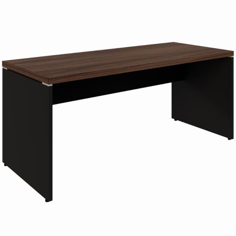 Mesa Retangular Pé Painel 170x70cm Linha Start Málaga Preto