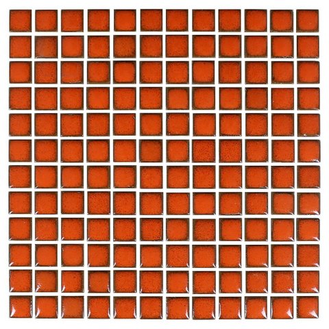 Pastilha Cerâmica Nefertiti Laranja 2x2 Placa 30x30cm - 1012020009