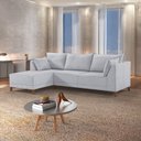 Ver imagem 1 de Sofá de Canto 5 Lugares com Almofadas 268cm Sevilha