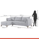 Ver imagem 5 de Sofá de Canto 5 Lugares com Almofadas 268cm Sevilha