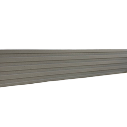 Moldura Painel Ripado Eva Adesivo Urânio 5cmx5mm 10 Metros - Cinza - 2