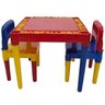 Mesa Infantil Educativa Desmontavel com 2 Cadeiras Vermelha Tritec 3827 - 2