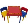 Mesa Infantil Educativa Desmontavel com 2 Cadeiras Vermelha Tritec 3827 - 1