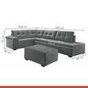 Ver imagem 3 de Sofá de Canto 7 Lugares 204x320cm M89 Martins Estofados