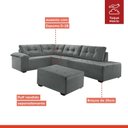 Ver imagem 4 de Sofá de Canto 7 Lugares 204x320cm M89 Martins Estofados