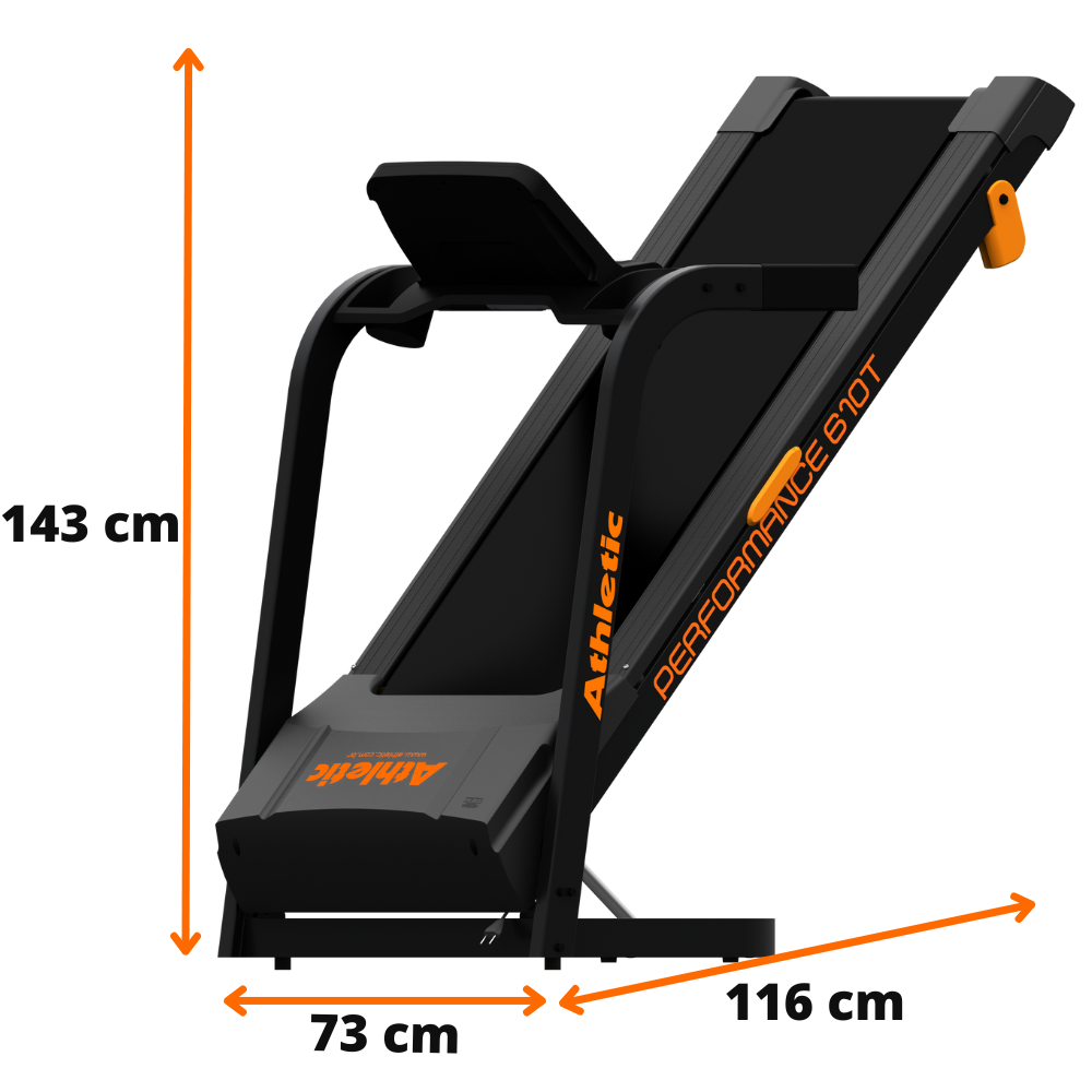 Esteira Elétrica Athletic Performance 610t Residencial Bivolt 16km/h - 11