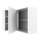 Ver imagem 5 de Armário de Cozinha Aéreo de Canto 1 Porta para linha de 60 cm de profundidade Branco Agata Madesa 