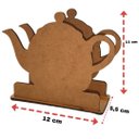 Ver imagem 4 de Porta Guardanapo em MDF - Kit 10 Unidades