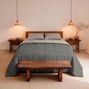 Ver imagem 1 de Edredom Casal Dupla Face Micropercal Bf Colchões