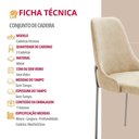 Ver imagem 6 de Conjunto com 2 Cadeiras Metal Vicenza Moderna Mobilia Milano Prata