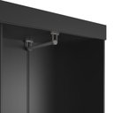 Ver imagem 6 de Guarda Roupa Solteiro 2 Portas de Correr 135cm Orazio Preto Fosco - Província