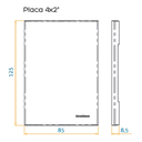 Ver imagem 5 de Espelho 4x2 Conjunto 2 10a ou 20a Margirius