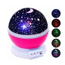 Ver imagem 4 de Luminária Abajur Giratorio Projeçao Globo Luz Estrelas Festa Criança Quarto