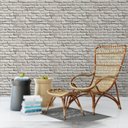 Ver imagem 2 de Papel de Parede Decorativo Tijolinho Cor Areia - 3,30x0,50m