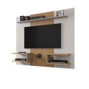 Ver imagem 2 de Painel para Tvs 55" Atlas Off White e Cinamomo Ripado Bechara