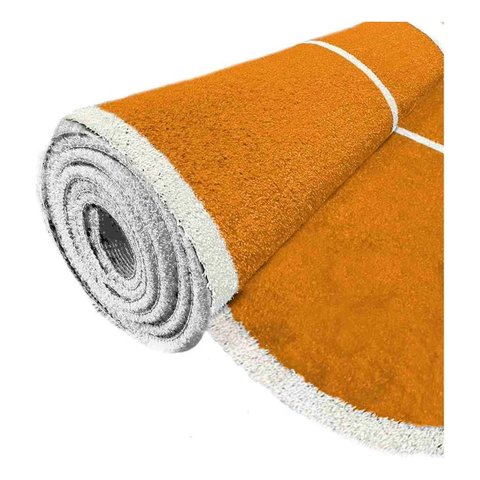 Grama Sintética Fitgrass Track Laranja 12mm 20m² com Marcações Brancas Pista