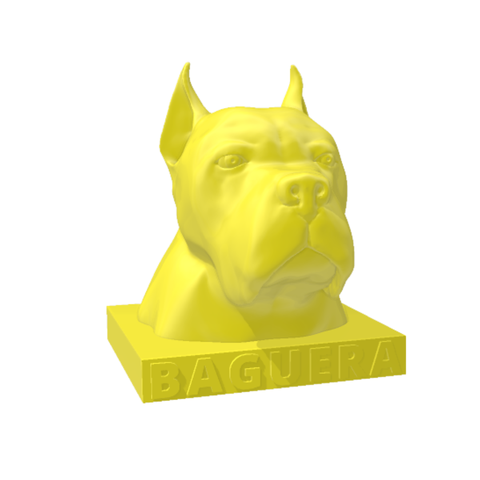 Cane Corso Personalizado Decoração 3d:amarelo