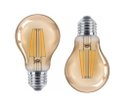 Ver imagem 1 de 2 Lâmpada de Filamento Led A60 4w Âmbar 2200k Bivolt Retrô Vintage