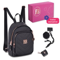 Mini Mochila Rebecca Bonbon com Porta Fones Chaveiro e Caixa - 2