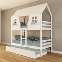 Ver imagem 1 de Treliche Casinha Encantada Madeira Maciça Branco Housin