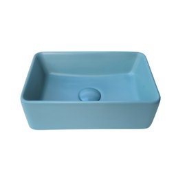 Cuba de Apoio Evier Verde Aqua 36x23x12 Banheiro Pequeno - 5