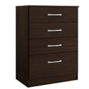 Ver imagem 1 de Cômoda para Quarto 4 Gavetas Estrela Ebano