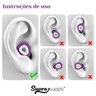 Protetor Auricular Tampão Lavável com Cancelamento de Ruídos - 8