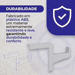 Suporte para Headset Canto Monitor-compacto-organizador -lado Direito-abs-fone de Ouvido-acessório - 9