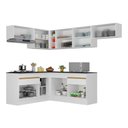 Ver imagem 6 de Armário Cozinha Completa Canto Veneza Mp2104 Multimóveis Branco + Brinde Jogo de Panelas Tramontina