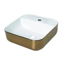 Ver imagem 1 de Cuba Apoio Lx 423gw Gold White Lexxa Bagno