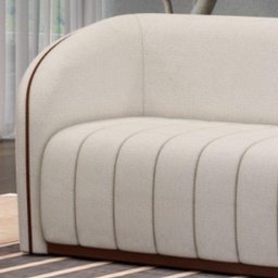 Sofa Sala 2 Lug Living Luxo Arnold Em Linho Larbelle - 3