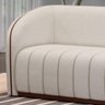 Sofa Sala 2 Lug Living Luxo Arnold Em Linho Larbelle - 3