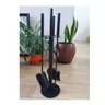 Kit Acessórios Limpeza para Lareira Preto - 3 peças - 2