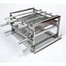 Grill Manual 4 Espetos Em Inox 430 Com Grelha Argentina - 1
