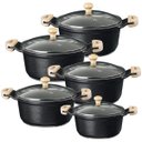 Ver imagem 1 de Jogo Panela Preto Craq Antiaderente Cerâmica Javali AM 16a24