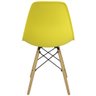 Kit 9 Cadeiras Charles Eames Eiffel Wood Design Amarelo - 5