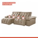 Ver mais imagens de Sofá Retrátil e Reclinável 230cm Istambul
