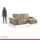 Ver imagem 7 de Sofá Retrátil e Reclinável 230cm Istambul