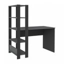 Ver imagem 5 de Escrivaninha com Estante Match 4 Prateleiras 120cm Preto E Grafite