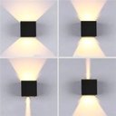 Ver imagem 1 de Arandela 2 Fachos Preta Led 10W 3000K Bivolt PARIS LUZ