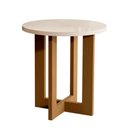 Ver imagem 2 de Mesa Lateral Para Sala Redonda Pérola Nature 8002 JB Bechara