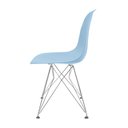 Ver imagem 3 de Conjunto 2 Cadeiras Eames Eiffel – Cor Azul Claro, Acabamento Cromado