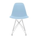 Ver imagem 2 de Conjunto 2 Cadeiras Eames Eiffel – Cor Azul Claro, Acabamento Cromado