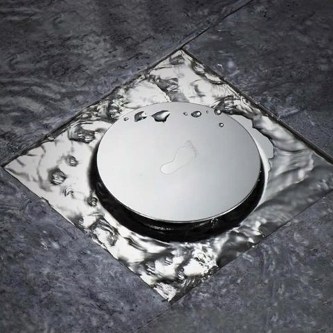 Ralo Click Inteligente Lorben para Banheiro 15cm Aço Inox