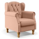 Ver imagem 6 de Poltrona de Amamentação Yara P02 Com Puff Paris Luis Xv L02 Linho Rosê - Lyam Decor